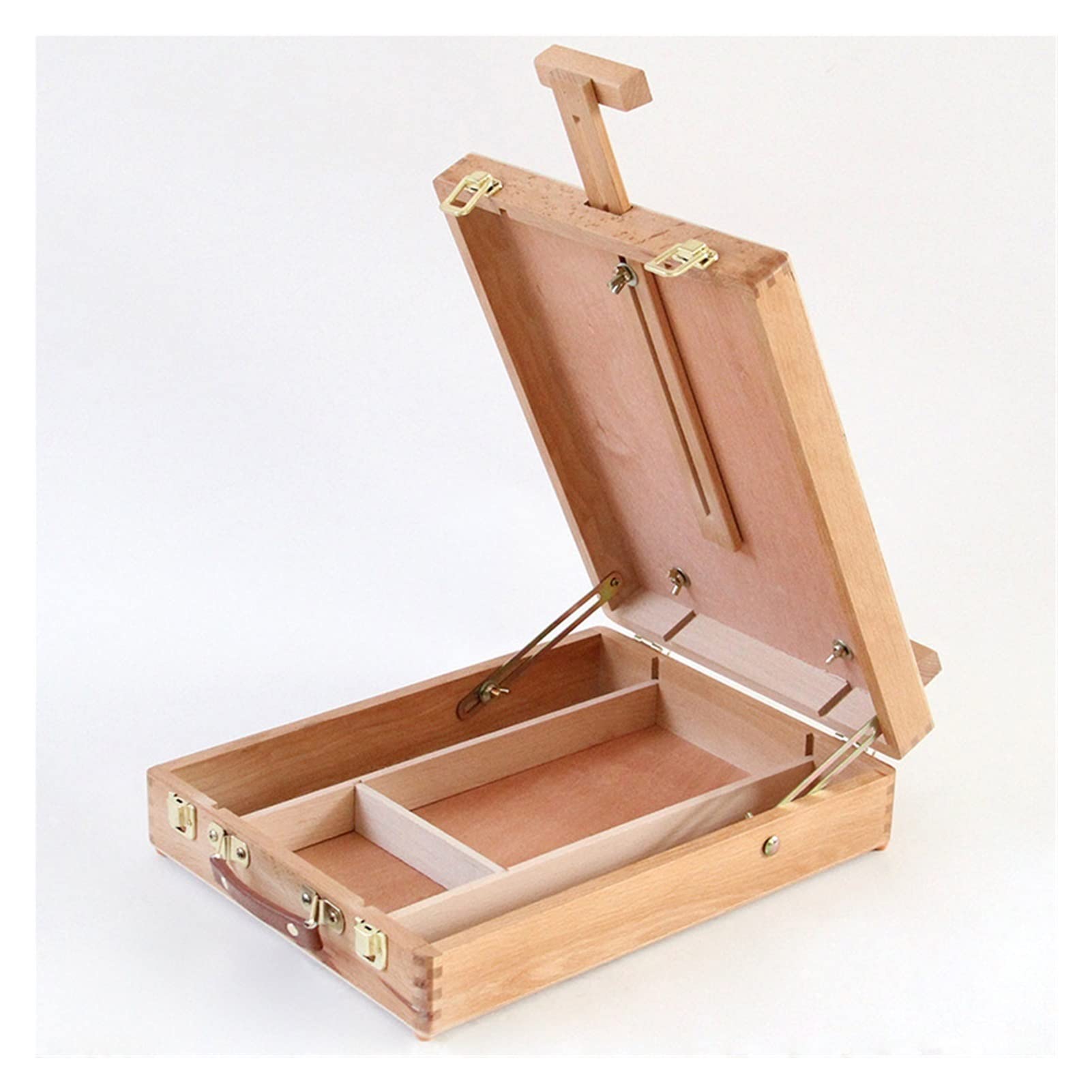 WDSOPK Easel Tabletop Easel,Easels Portable Sketch Easel Wooden Desktop Easel Artist Desktop Drawing Board Standing Easel Watercolor Oil Painting Art Supplies