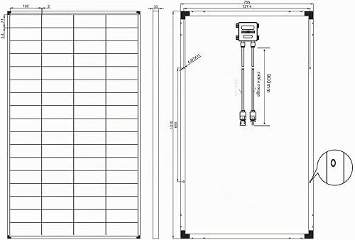 enjoy solar High Efficiency 210W Monocrystalline Solar Panel, Ideal for Off-grid Systems, 182 mm Solar Cells, 10 Bus Bars, TÜV Saar SGS Certified - 4