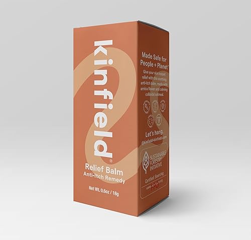 Miniatura 2 de Kinfield Bálsamo de alivio - Bálsamo vegano calmante para picaduras de insectos - Cuidado de la piel libre de crueldad - 0.6 oz  18 g