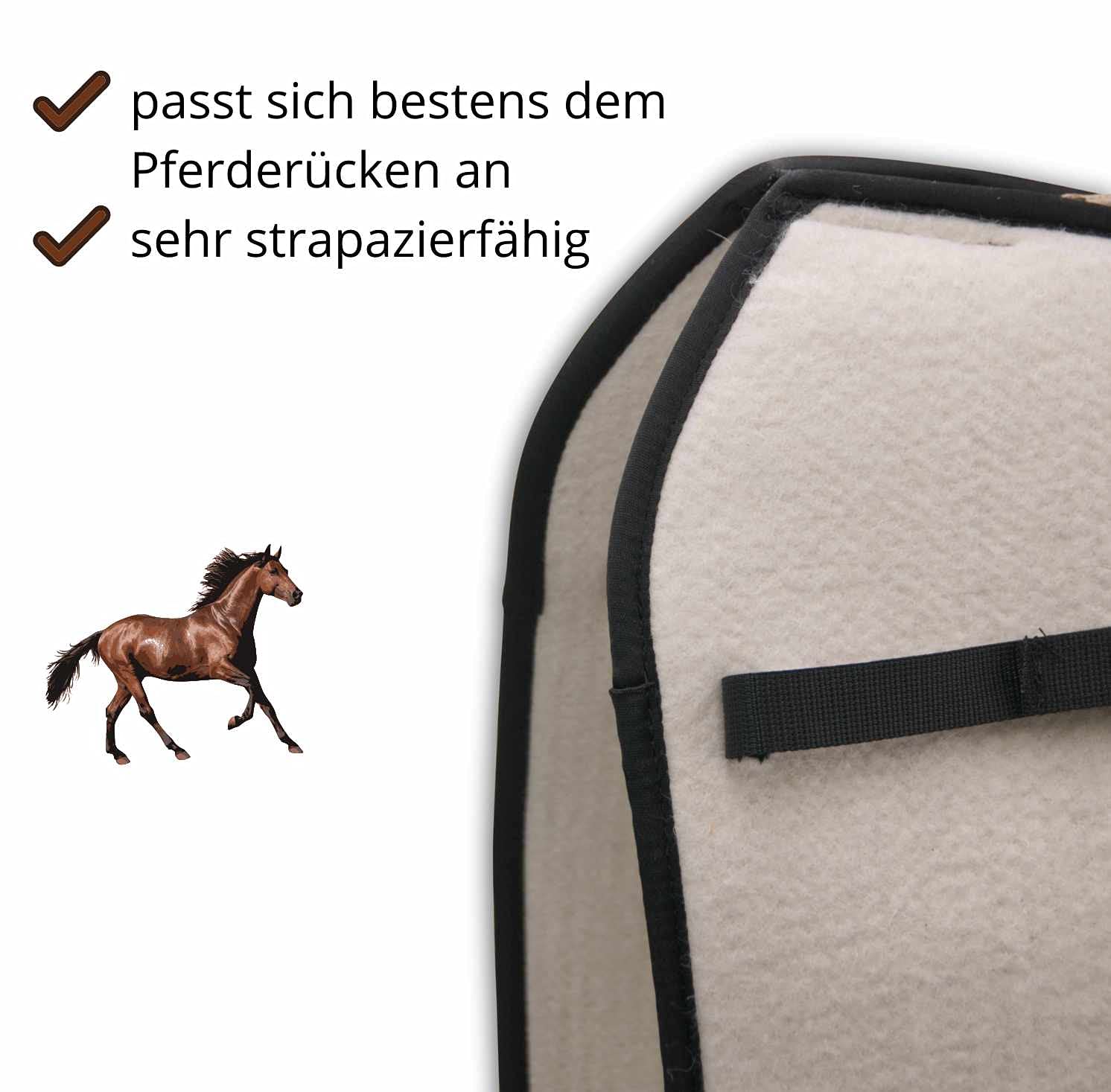AMKA Dressur Schabracke aus Filz Filzschabracke