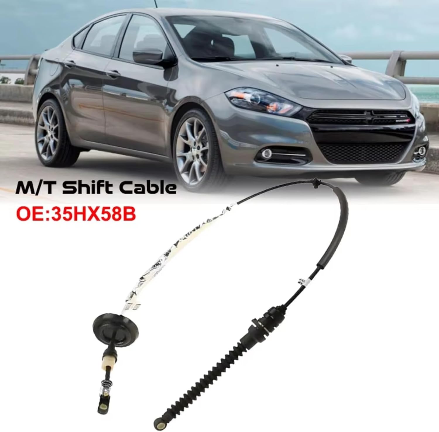 Transmission cable For Dodge For Dart SE SXT GT SXT For Limited 2014 2015 2016 M/T Gear Transmission Shift Selector Control Cable 35HX58B