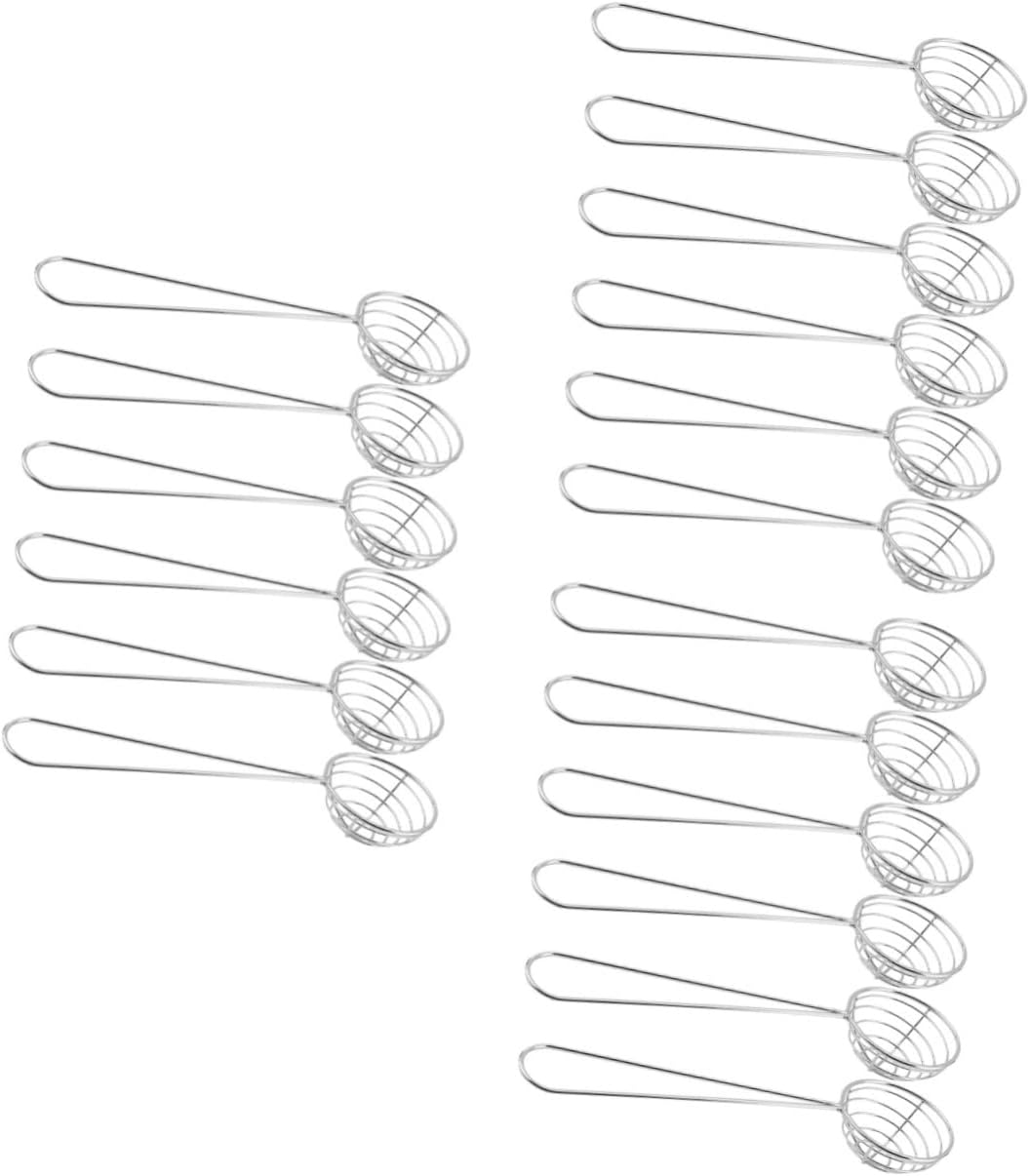 Ergonomic Food Strainer SLOTTED TEASPOON ： Made of high