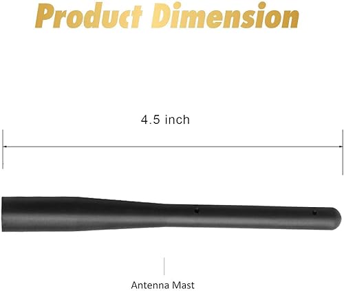 Miniatura 8 de KSaAuto Accesorios de antena en espiral de 13 pulgadas compatibles con motocicletas Harley Davidson 1998-2024, diseñada para Harley Touring Electra