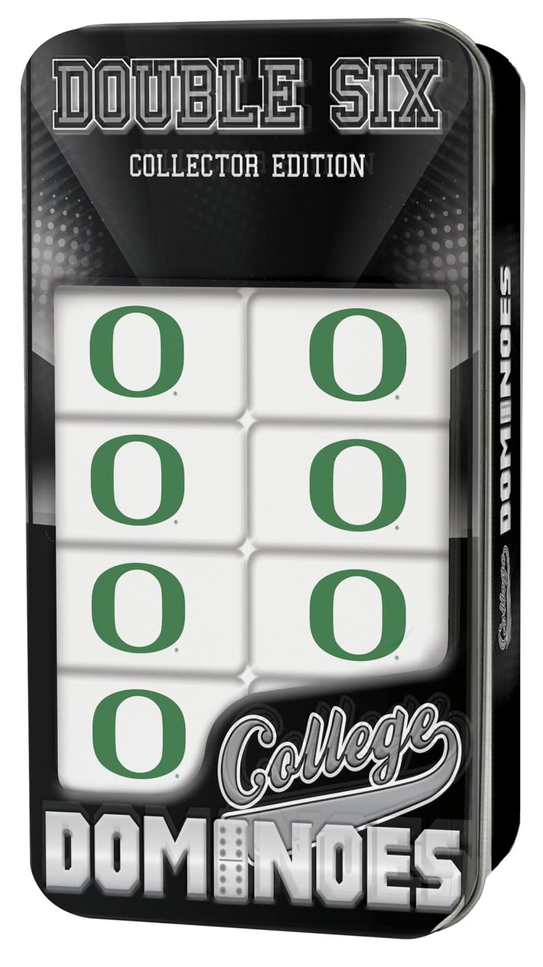 MasterPieces NCAA Oregon Ducks, Collectible Double Six Dominoes, For Ages 6+