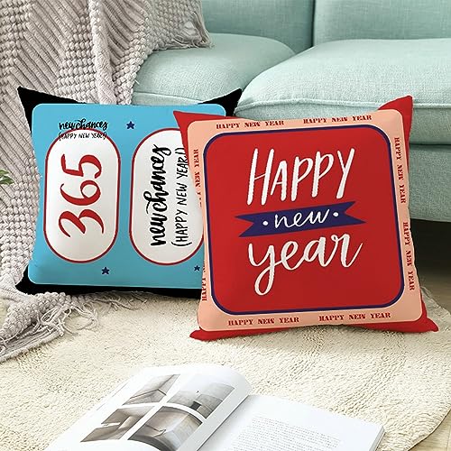 Housse coussin plage CEVAN en polyester blanc bleu rouge 50x50 - 8