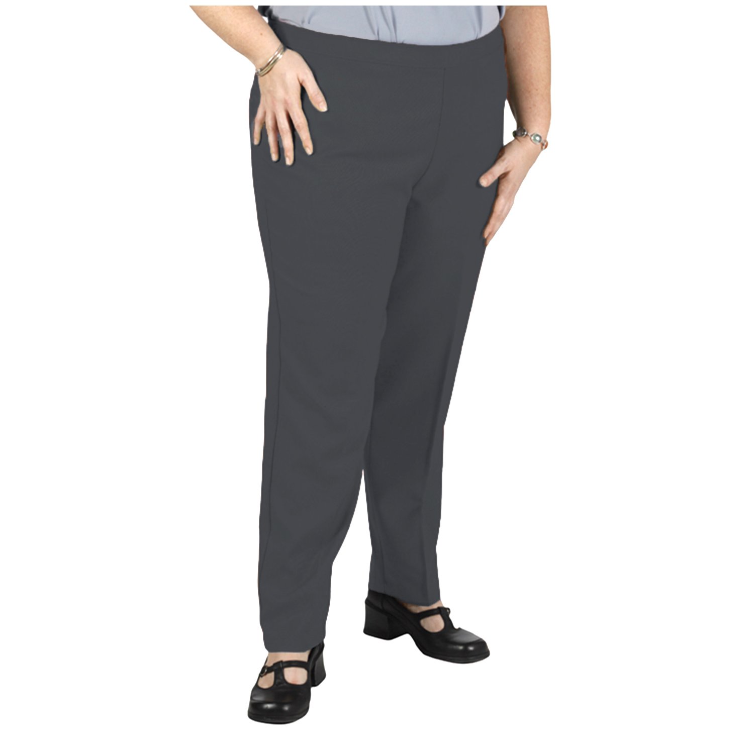 Bend Over Womens Plus Size Elastic Waist Pull-On Pants