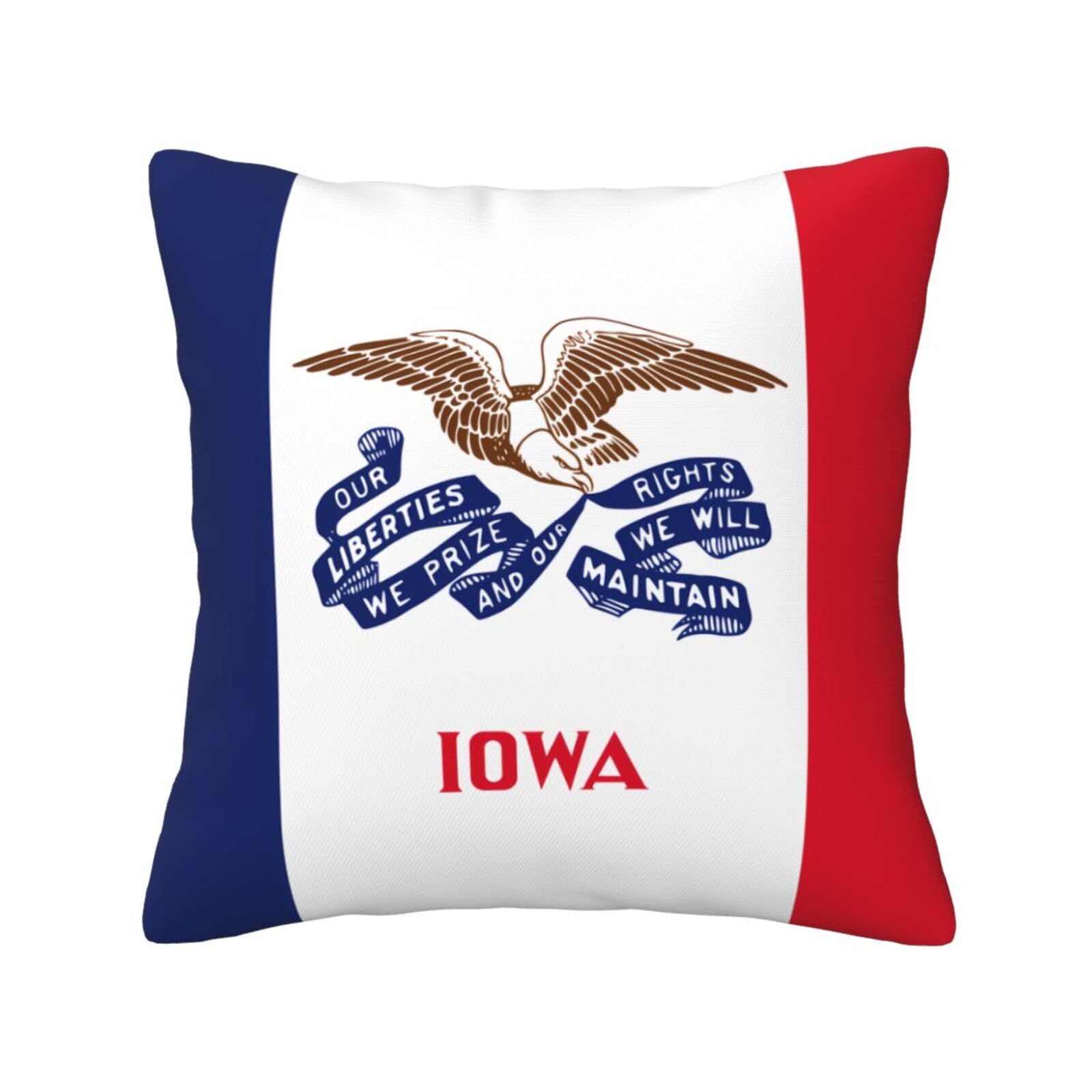 SXZVVBN Iowa state flagDecorative Square Sofa Cushion Covers