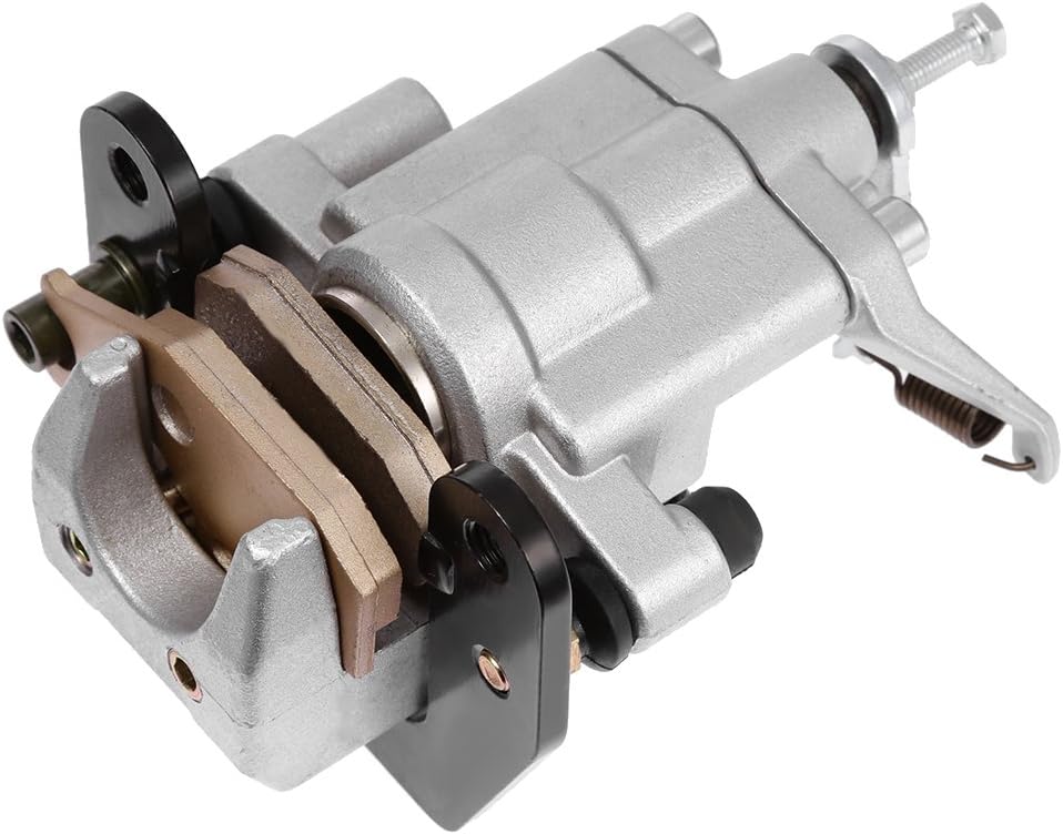 Rear Brake Caliper With Pads replacement For Yamaha UTV Rhino 660 YXR660 4x4 2004-2007, replacement for Rhino 450 2006-2009