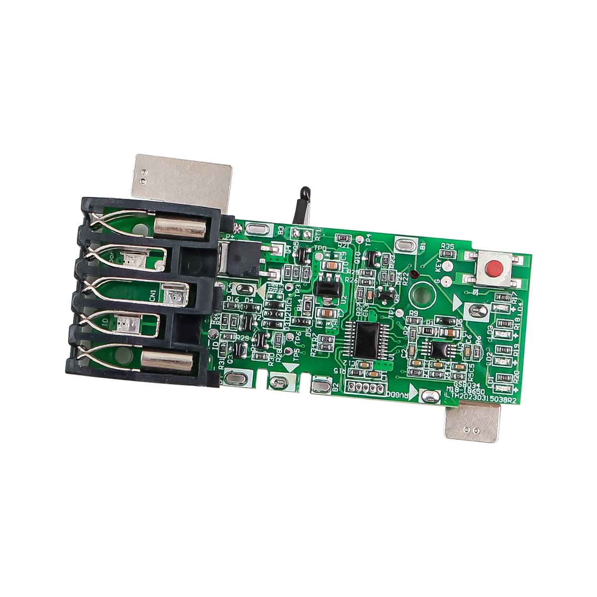 Sarini Płytka drukowana PCB, płytka drukowana zabezpieczająca ładowanie M18 PCB do akumulatora litowo-jonowego Milwaukee 18 V, część naprawcza, akcesorium