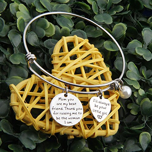 FEELMEM Mother of The Bride Bracelet Mom of The Bride Gifts Bangle Wedding Gift Jewelry for Mom from Daughter - Image 4