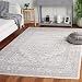Safavieh Adirondack Collection ADR108B Ivory and Silver Oriental Vintage Medallion Area Rug (5'1" x 7'6")