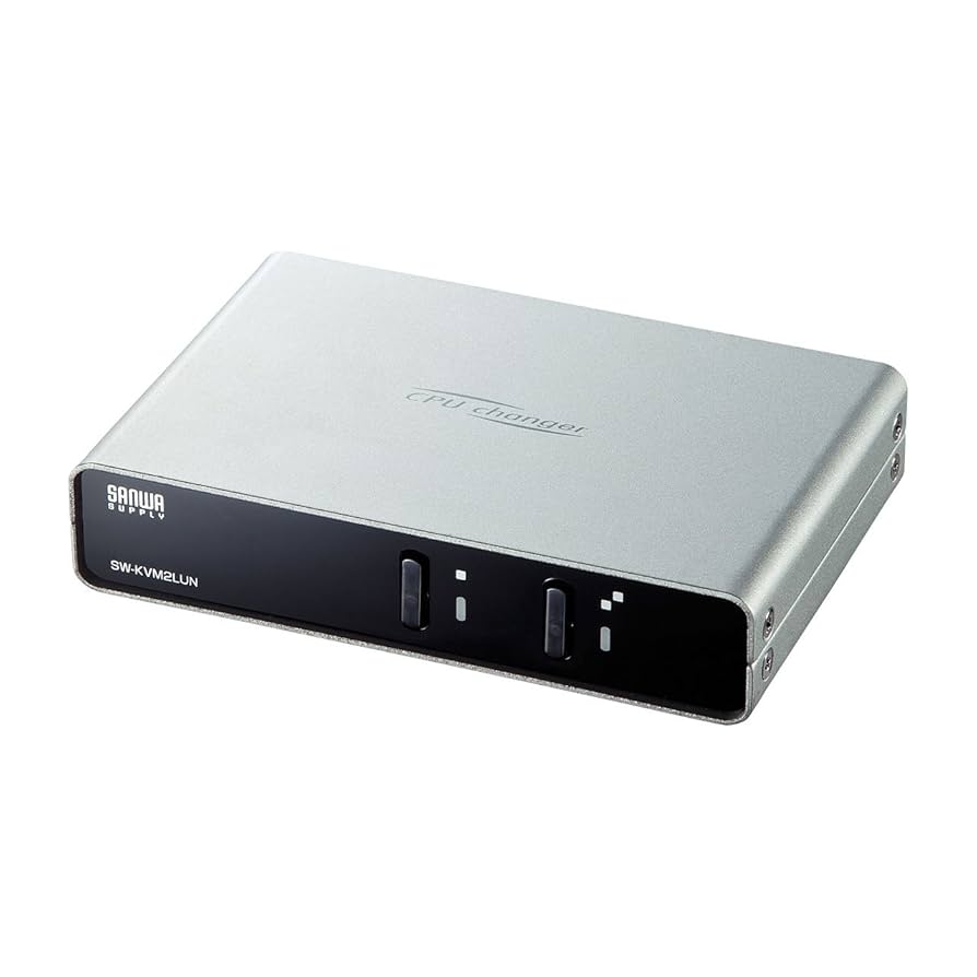 SANWA SUPPLY SW-KVM4LUN CPU切替器　値段交渉可 SANWA SUPPLY パソコン自動切替器 4:1（SW-KVM4LUN2） : サンワ