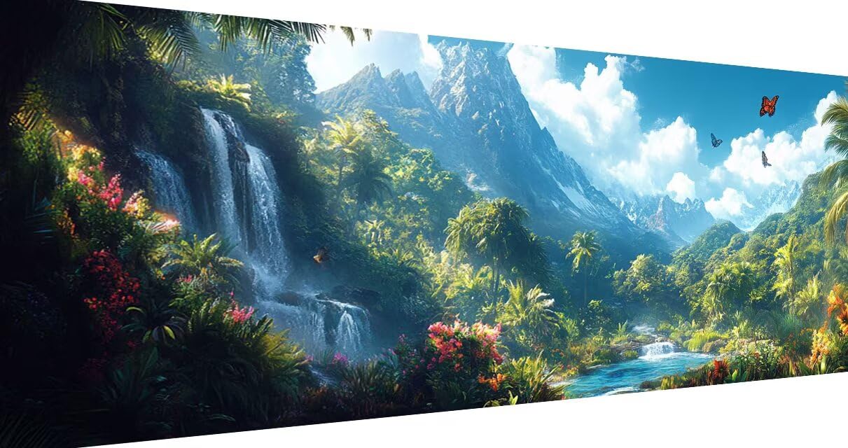 5D Valley duże zestawy artystyczne z diamentami dla dorosłych, duże jesienne malarstwo diamentowe, zestaw artystyczny dla dorosłych, DIY, pełne wiercenie, haft krzyżykowy, płótno rzemieślnicze