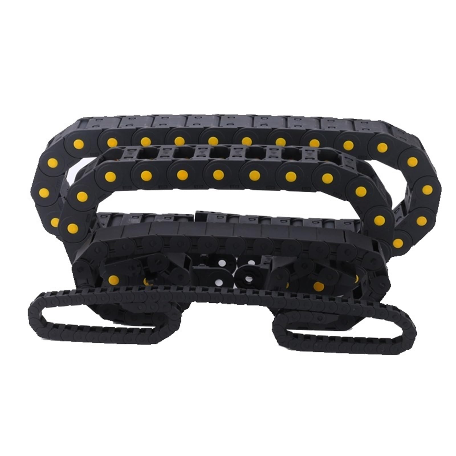 Brückenkette 25 * 57 25 * 70 25 * 77 25 * 103 Offene Kabelschleppkette Drahtträgerschleppleine Kabelträgerschleppkette(125mm,25x103 mm,Bridge type chain)