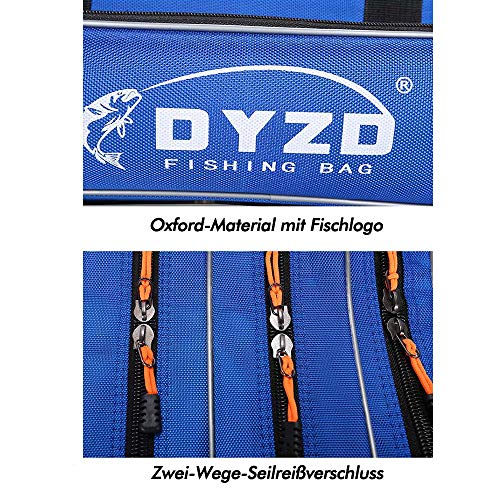 TentHome Allround Rutentaschen Rutenfutteral Angelrute Zubehör Angelrucksack Anglertasche Angelkoffer – Bild 7