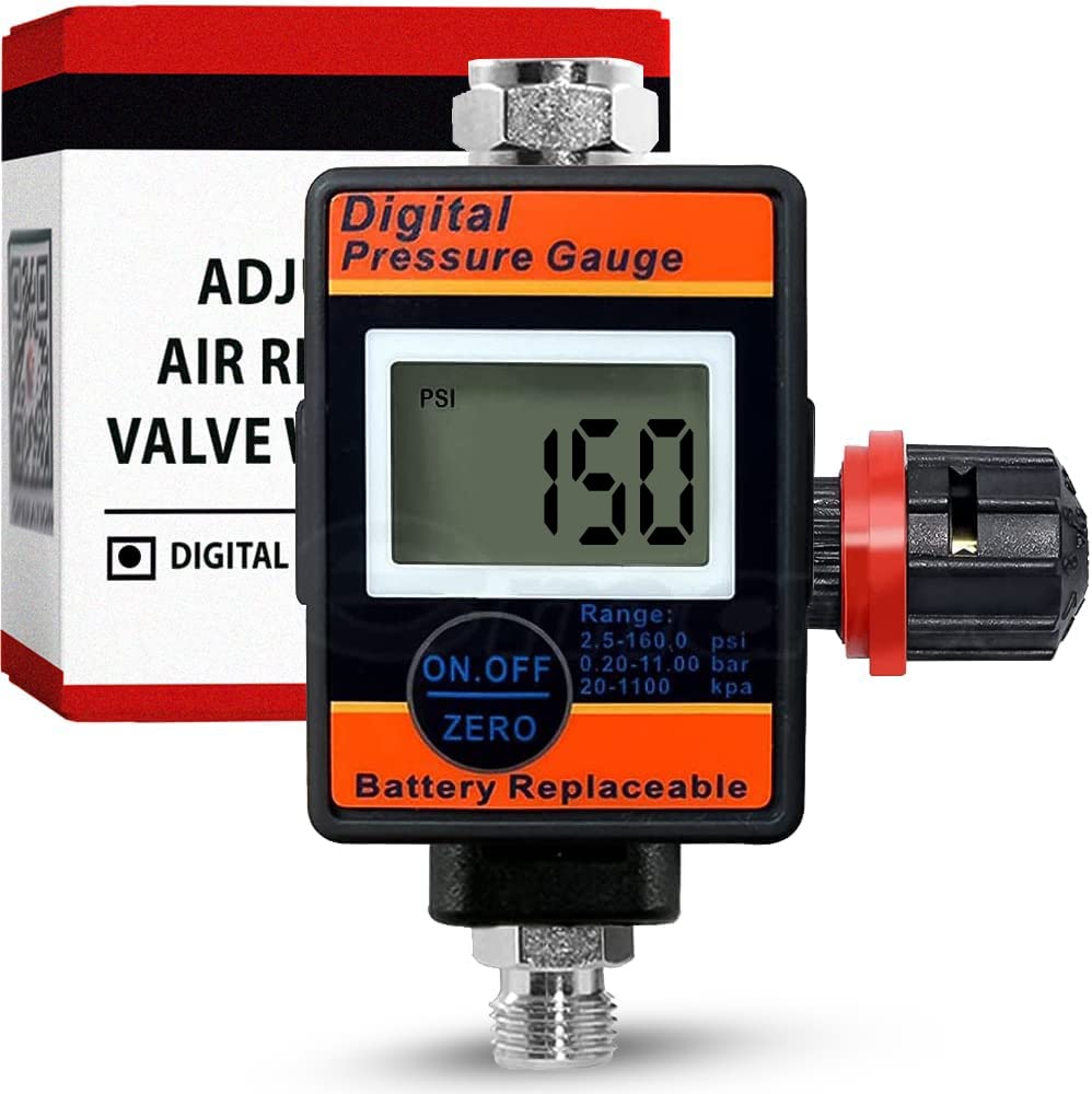 LE LEMATEC Air Compressor Pressure Regulator, Air Compressor Pressure