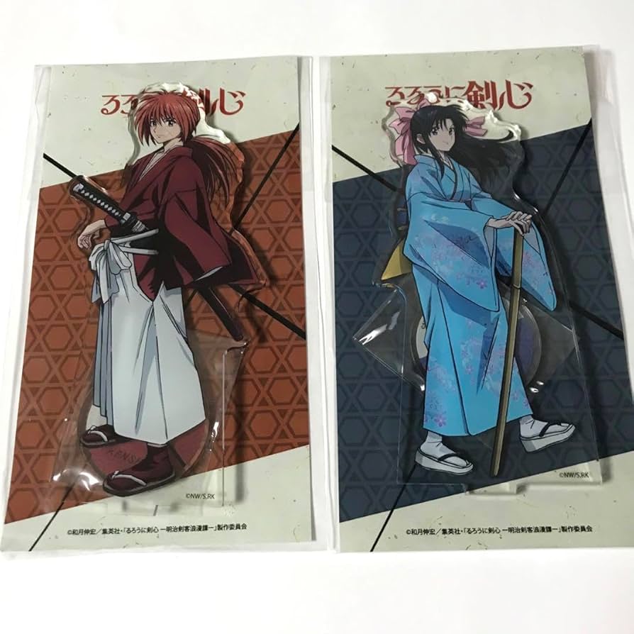 Amazon.co.jp: るろうに剣心 緋村剣心 神谷薫 アクリルスタンド : Hobbies