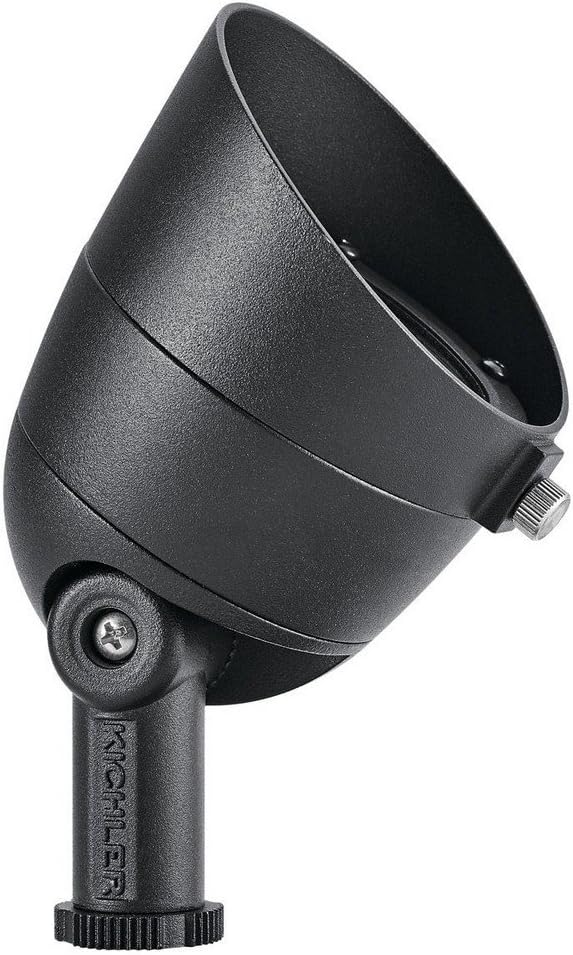 Kichler 16154BKT30 Transitional Accent from Landscape LED Collection Finish, 3.50 inches, Textured Black