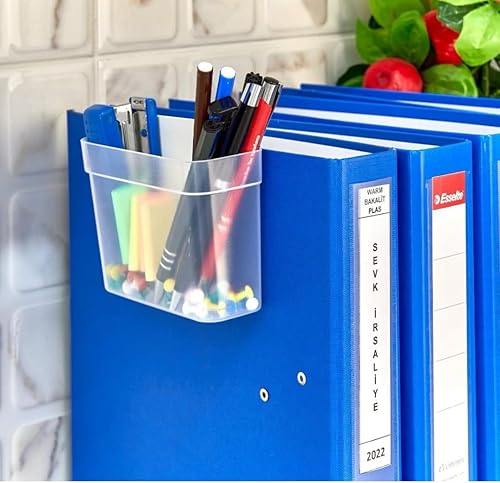 Miniatura 4 de 4 piezas transparentes colgantes para tapa de refrigerador juego de caja versátil para contenedores adaptables de eficiencia de almacenamiento de