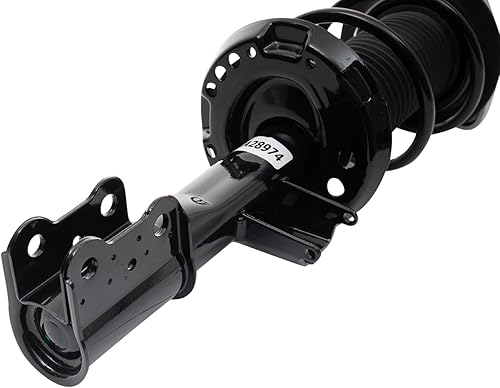 Miniatura 891 de TRQ Kit de suspensión delantera, conjunto de amortiguadores y resortes, barra estabilizadora, enlace estabilizador compatible con Chevrolet