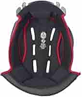 Interno Casco Nolan N33/EVO - Comfort Clima, Colore Nero-Rosso, Con Cerniera - Foto 9