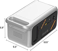 Vista 6 de LiTHELi Serie 218 Estación de energía portátil 142Wh con batería de litio generador solar para camping, salidas de 200W CA/ 100W USB-C, banco