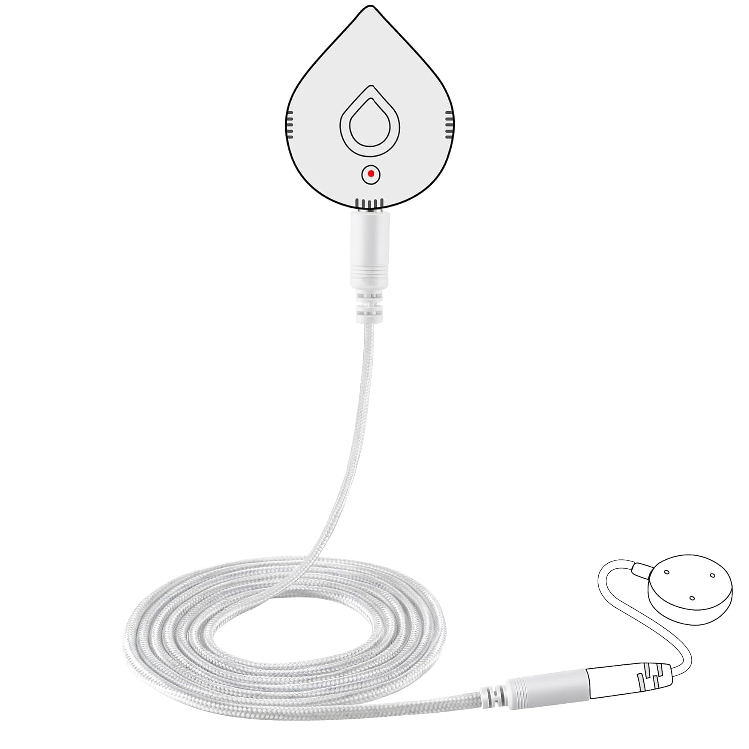 Feekoon Leak Sensing Cable Compatible with Moen, 6′ Leak Sensor Extension Cable Accessory Compatible with Moen 920-006 920-004 920-005 Smart Water Detector, Foot Sensing Add, White Feekoon Leak Sensing Cable Compatible with Moen, 6′ Leak Sensor Extension Cable Accessory Compatible with Moen 920-006 920-004 920-005 Smart Water Detector, Foot Sensing Add, White