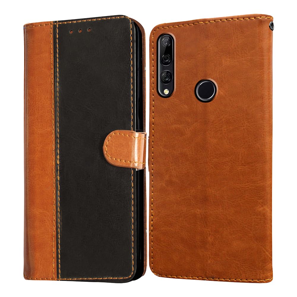 Huawei Y9 Prime 4G Flip Cover - Leather & Stand -10