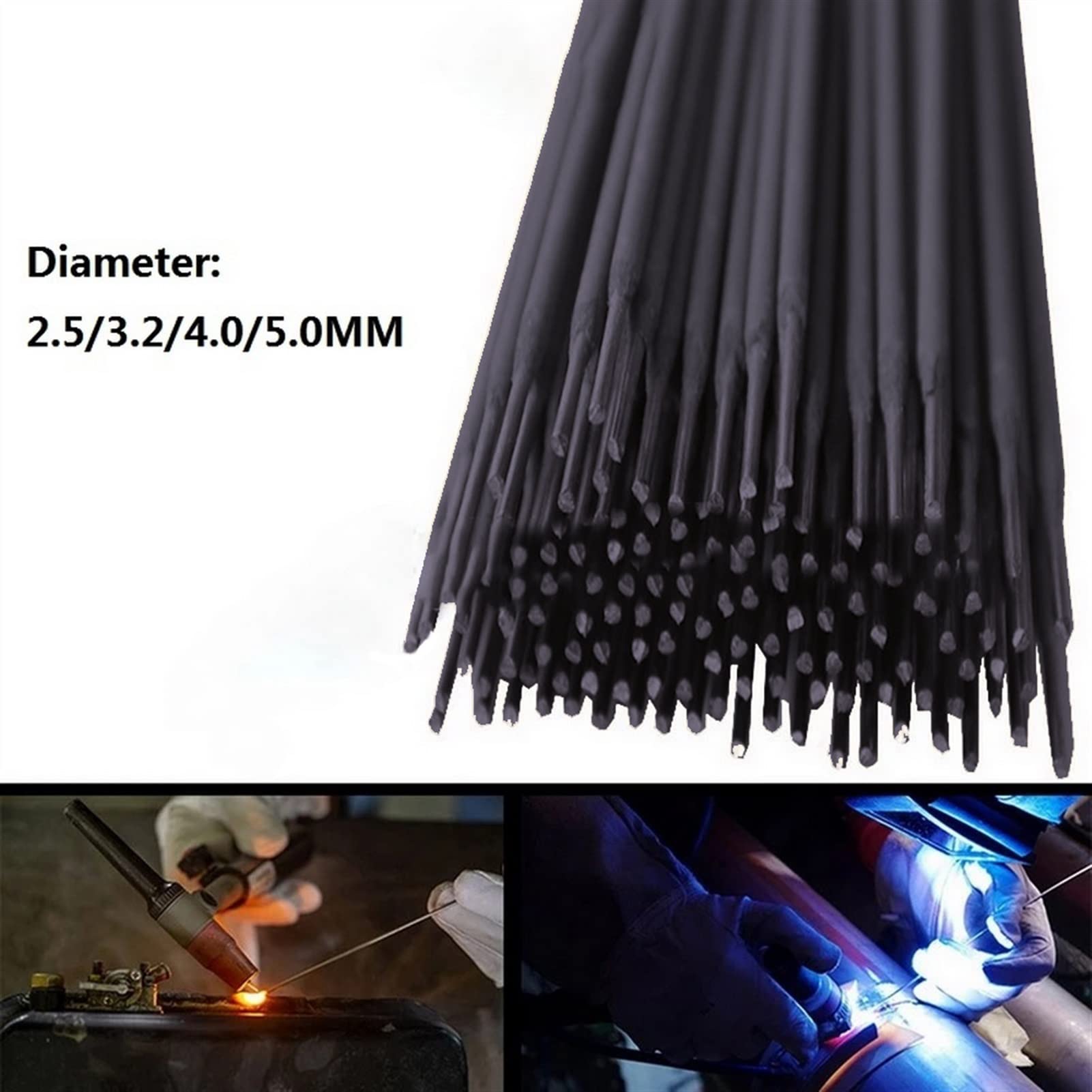 Aluminiowe pręty spawalnicze Drut rdzeniowy o wysokiej twardości, pręt spawalniczy(3.2mm)