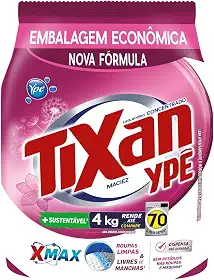 Ypê Lava Roupas em Pó Tixan Maciez Sachê 4Kg