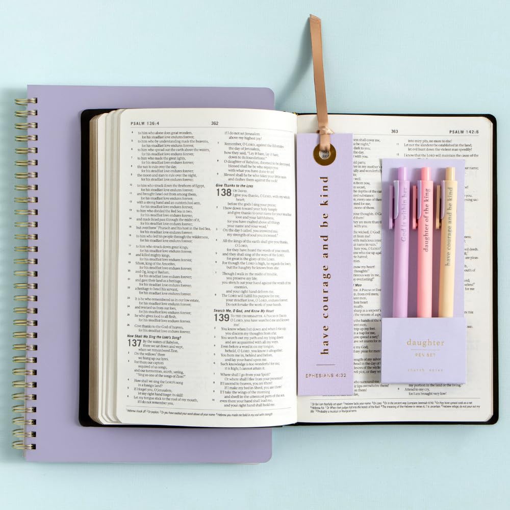 Church Notes Lilac Notebook with Maps - Bible Journal for Women, Sermon Notes Notebook, Journal, Christian Notebook, Bible Study Notebook, Christian Journal, Notebook