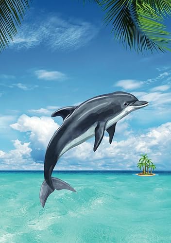 Dolphin Notebook Gift, Gorgeous Journal Note Pad Notes for Dolphin Lovers: Dolphin Present A5 notepad for people who love Dolphins, beautiful book ... island and boat, University College School