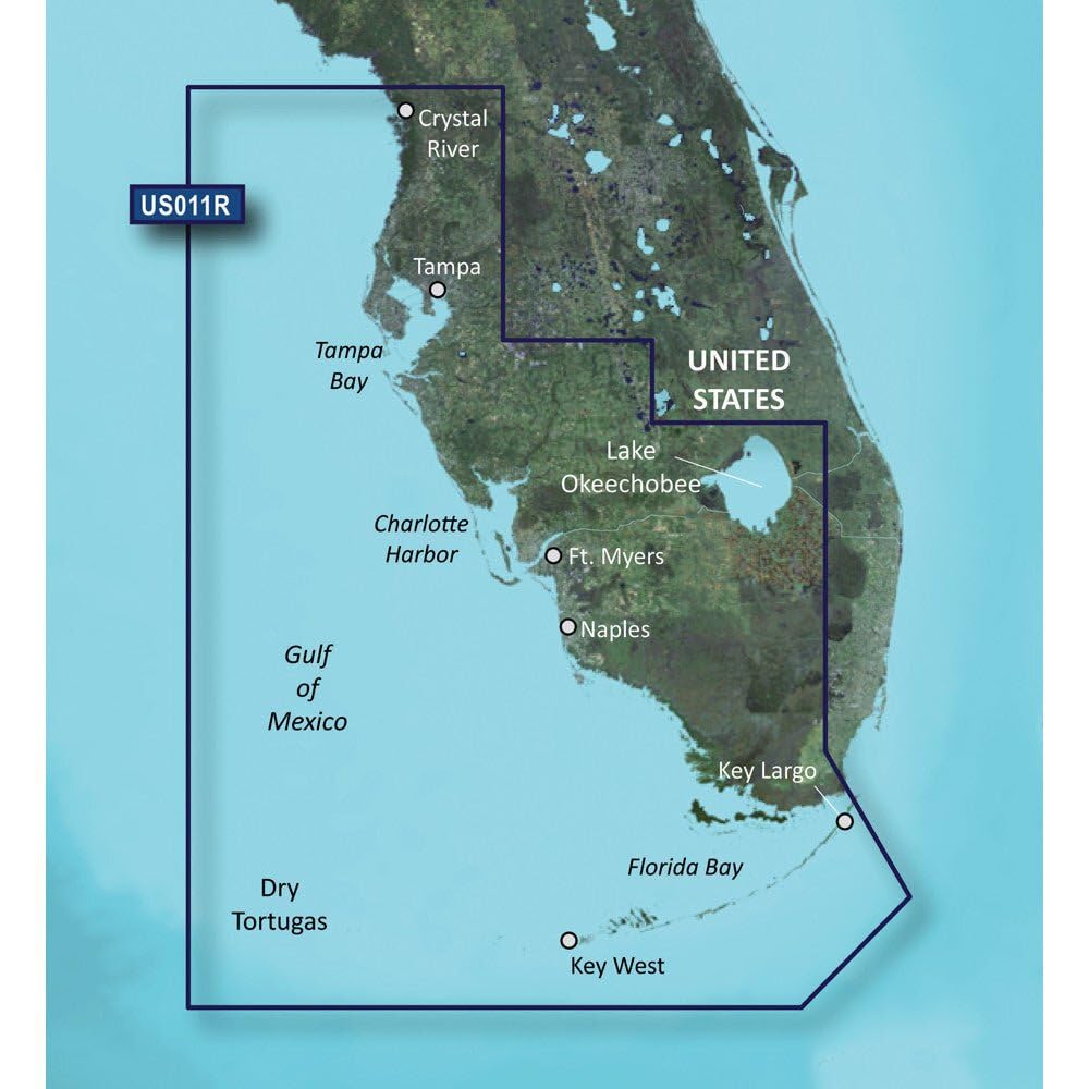 Garmin BlueChart g2 Vision VUS011R carte marine Sud-Ouest Floride microSD