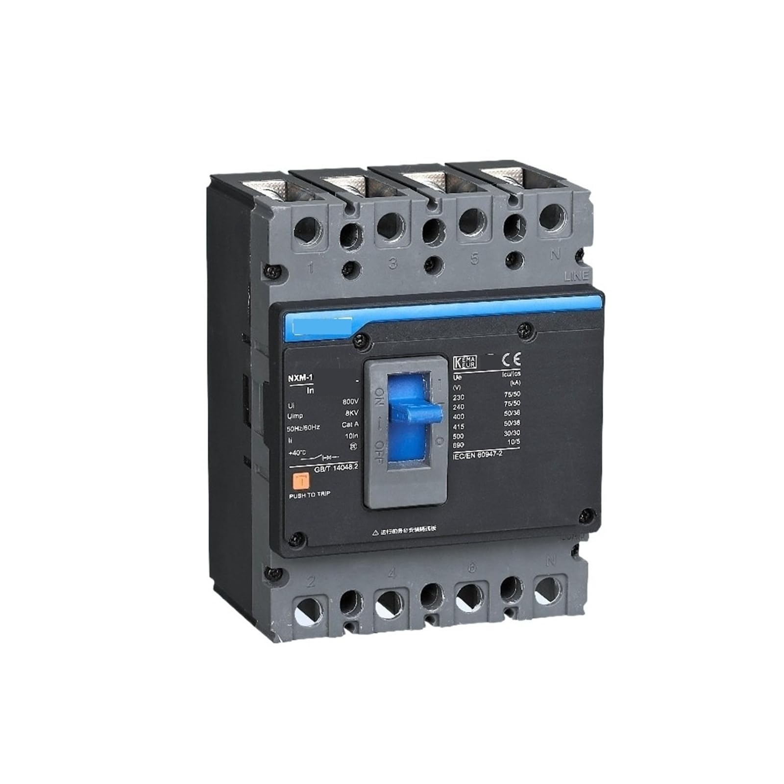 Interruptor NXM-63H/4300B 40A disyuntor de caja moldeada para control de circuitos 2
