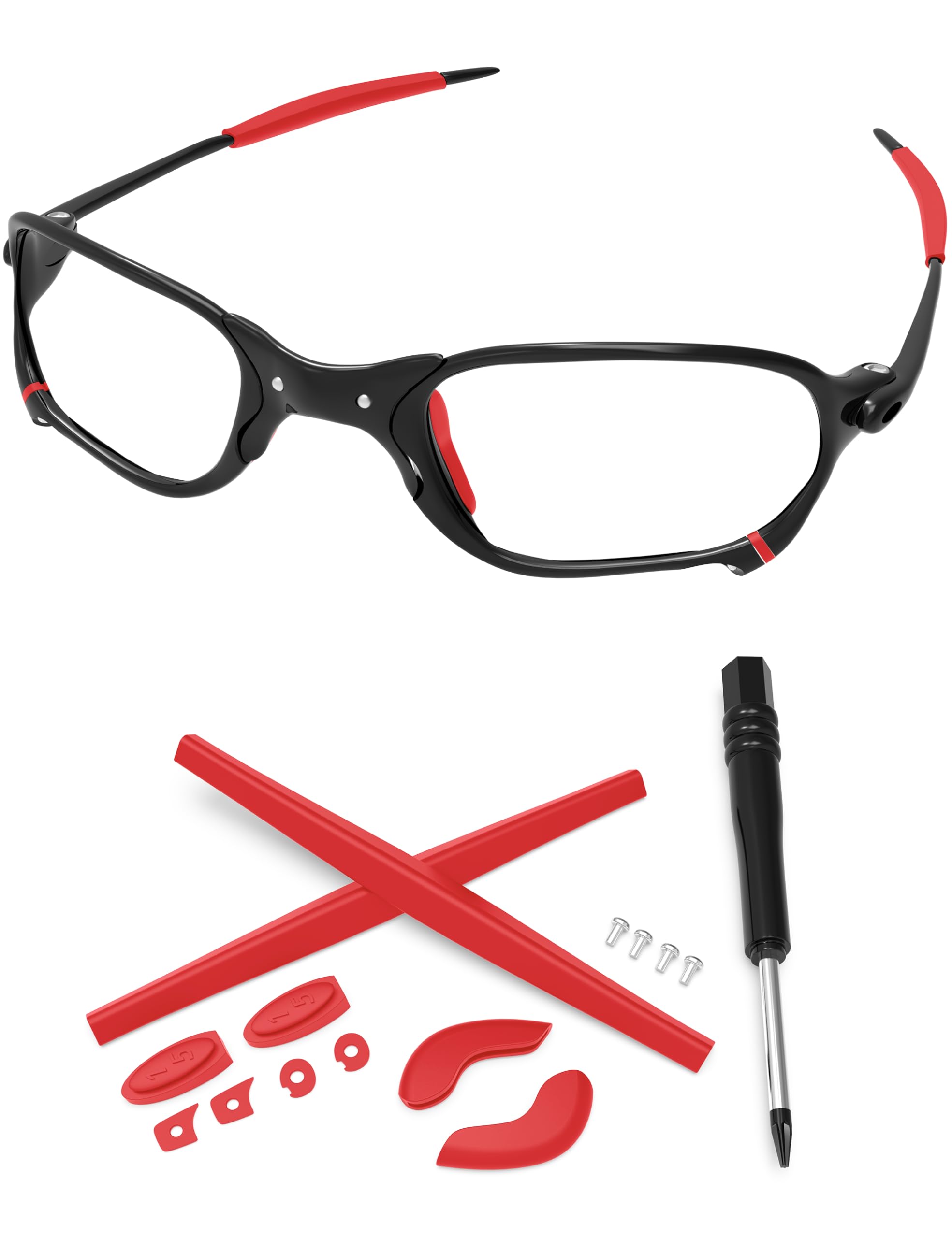 Replacement Nose Pieces & Ear Socks Rubber Kits for Oakley Juliet/X Metal XX Sunglass