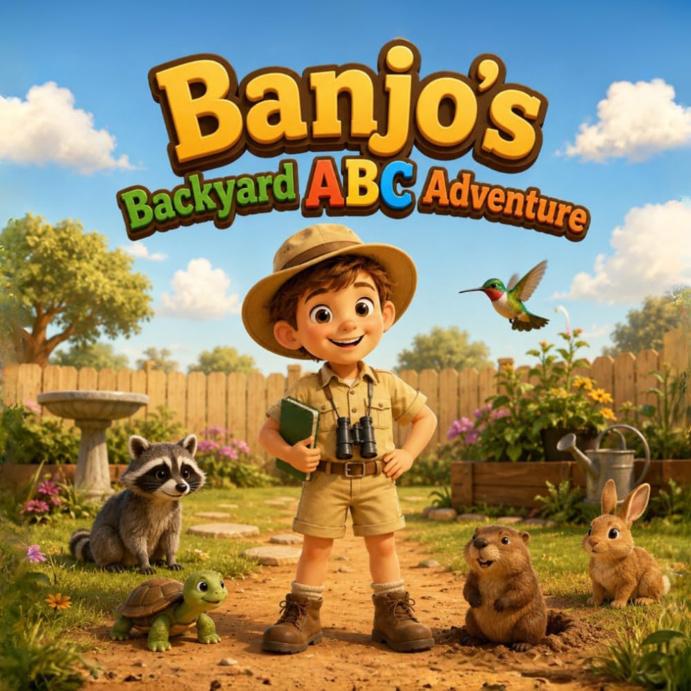 Banjo’s Backyard ABC Adventure: A Fun Animal Alphabet Book for Kids (Banjo’s ABC Adventures)