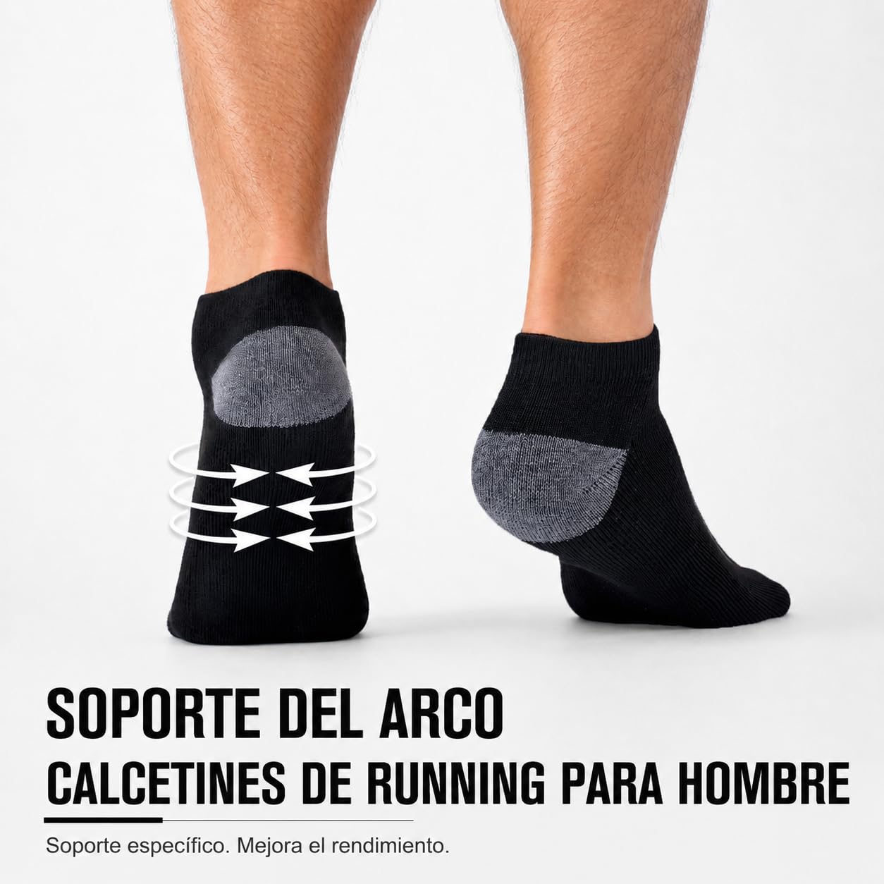 SockWaddles Calcetines Tobilleros de Running para Hombre Mujer 8 Pares Anti-Ampollas