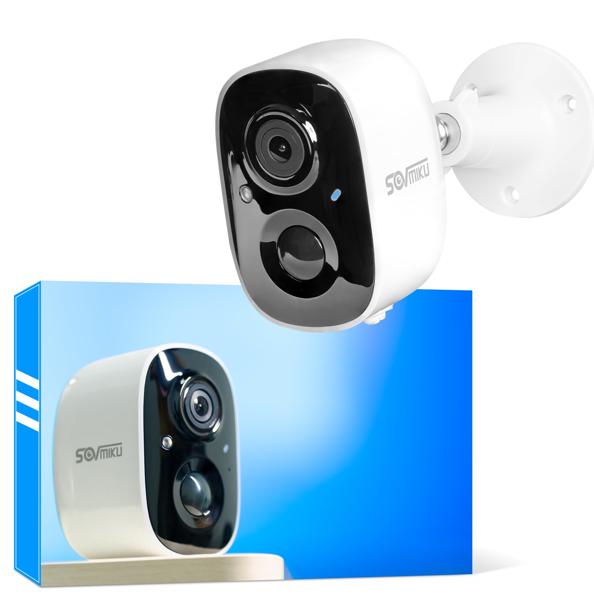Vicohome CG6S Security Camera Wireless Outdoor,Battery Powered,Easy to Setup,PIR Motion Detection,Two Way Audio, Audible Flashlight Siren,2.4GHz Wi-Fi Color Night Vision, 180 Days Exchange Policy-picture-15