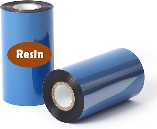 Lot de 10 rouleaux de ruban de transfert thermique en résine de qualité supérieu