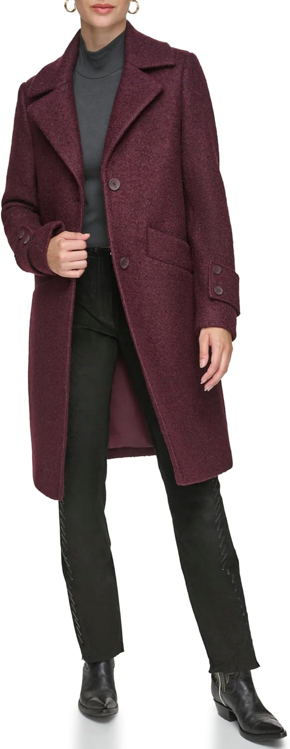 Andrew Marc womens Wool Regine Slim Coat - Image 2