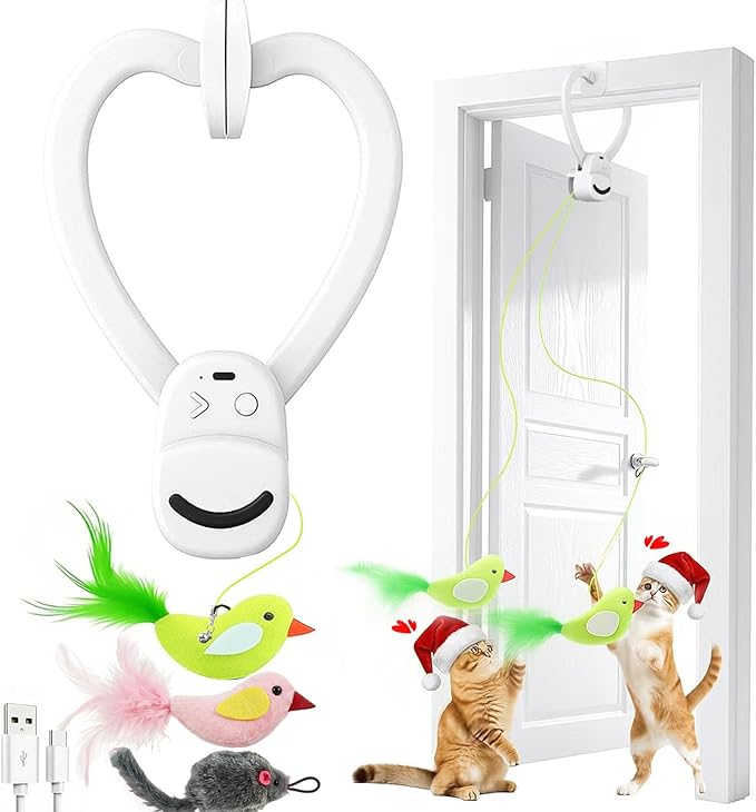 Interactive Cat Toys: Catzen Automatic Flying Bird Wand