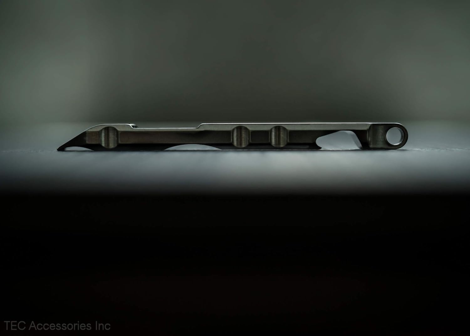 TEC Accessories Ti-Pry Mini Pry Bar Keychain - Pocket Pry Bar EDC Prybar Titanium Tool - Durable and Lightweight Mini Prybar Gear Bottle Opener Multi Tool for Men and Women (Keychain Edition)