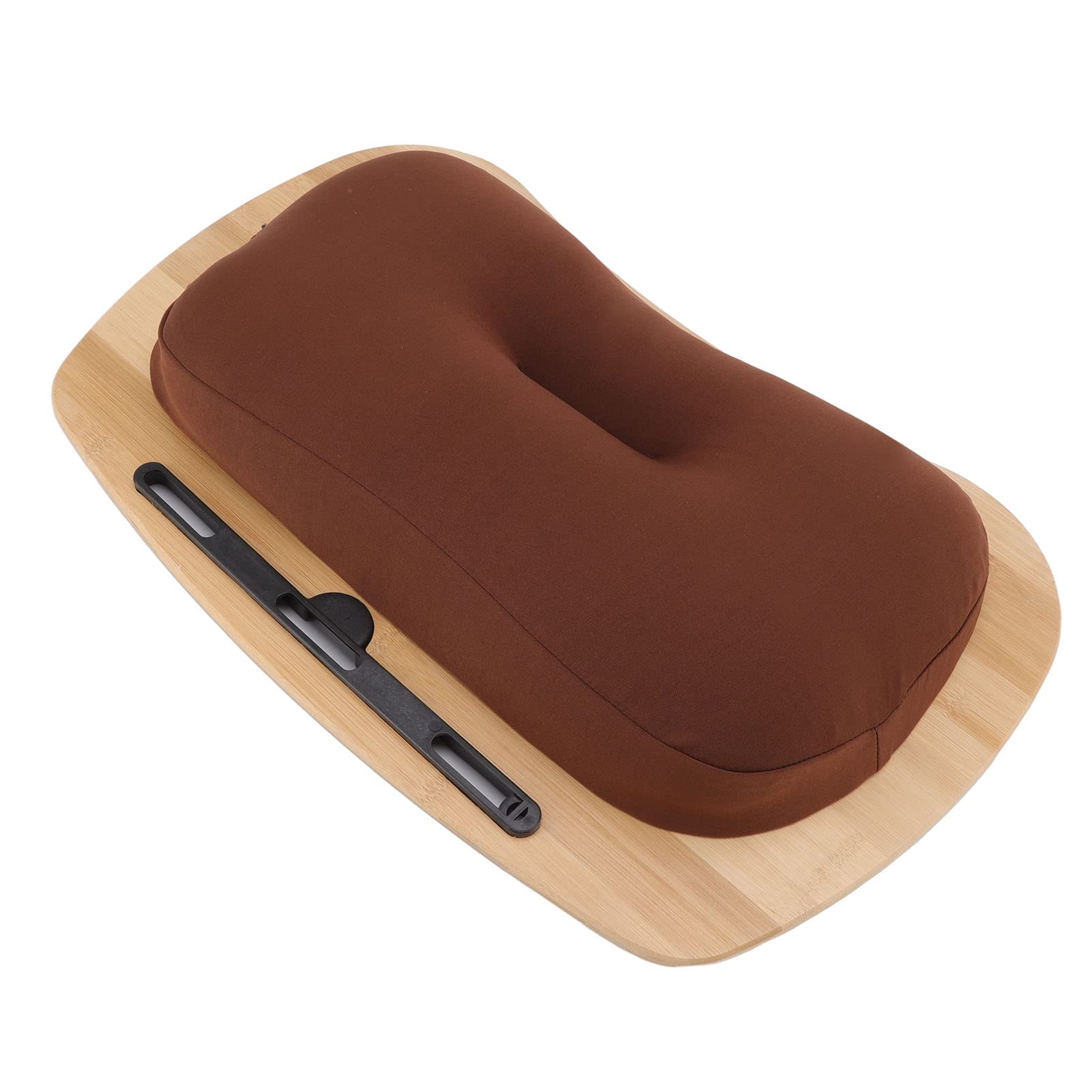 Aramox Escritorio de Regazo de bambú para Computadora Portátil con Cojín de 21,3 X 13,0 Pulgadas, Almohada Ergonómica 3 en 1 para Computadora Portátil, Escritorio de Regazo para para Trabajo,