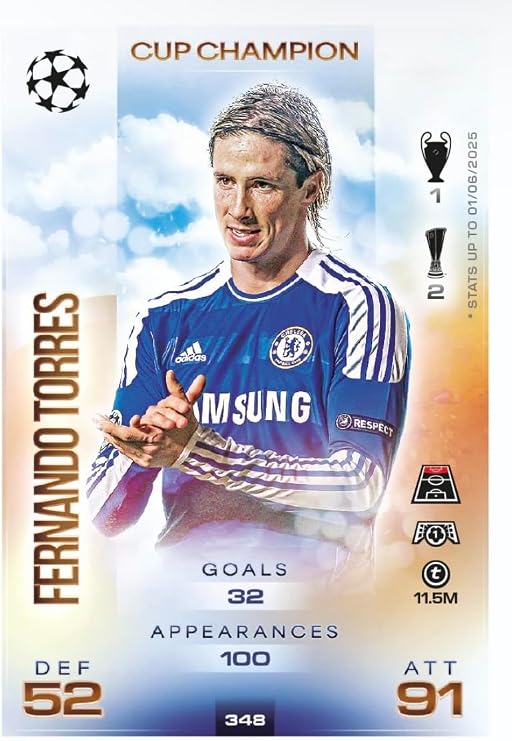 Topps Match Attax Single Pack of 12 Cards 25/26 2026 Soccer Cards