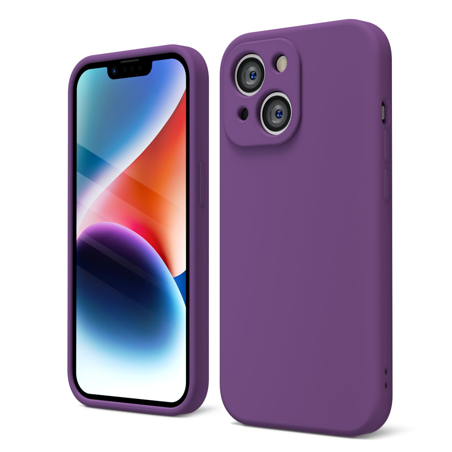 oakxco for iPhone 16 Pro Max Case Liquid Silicone, Soft Rubber Gel Elegant Aesthetic Basic Simple Cover, Cute Thin Slim TPU Matte Solid Color Plain Smooth Case for Women Girl, Light Pink — view 1774