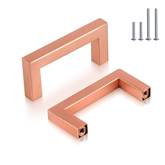 Buy PinLin 5 Pack Pulls Hole Center 64mm(21/2 inch) Brushed