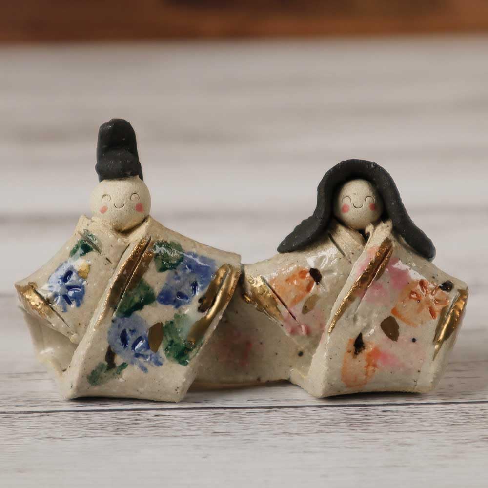 Amazon.co.jp: 雛人形 コンパクト 陶器 小さい 可愛い ひな人形