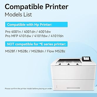 148A Toner Cartridge Black with Chip Compatible Replacement for HP 148A Toner Cartridge W1480A 148X W1480X for PLaserjet Pro MFP 4101fdw 4101fdn 4001dw 4001dn 4001n Printer, 2 Pack