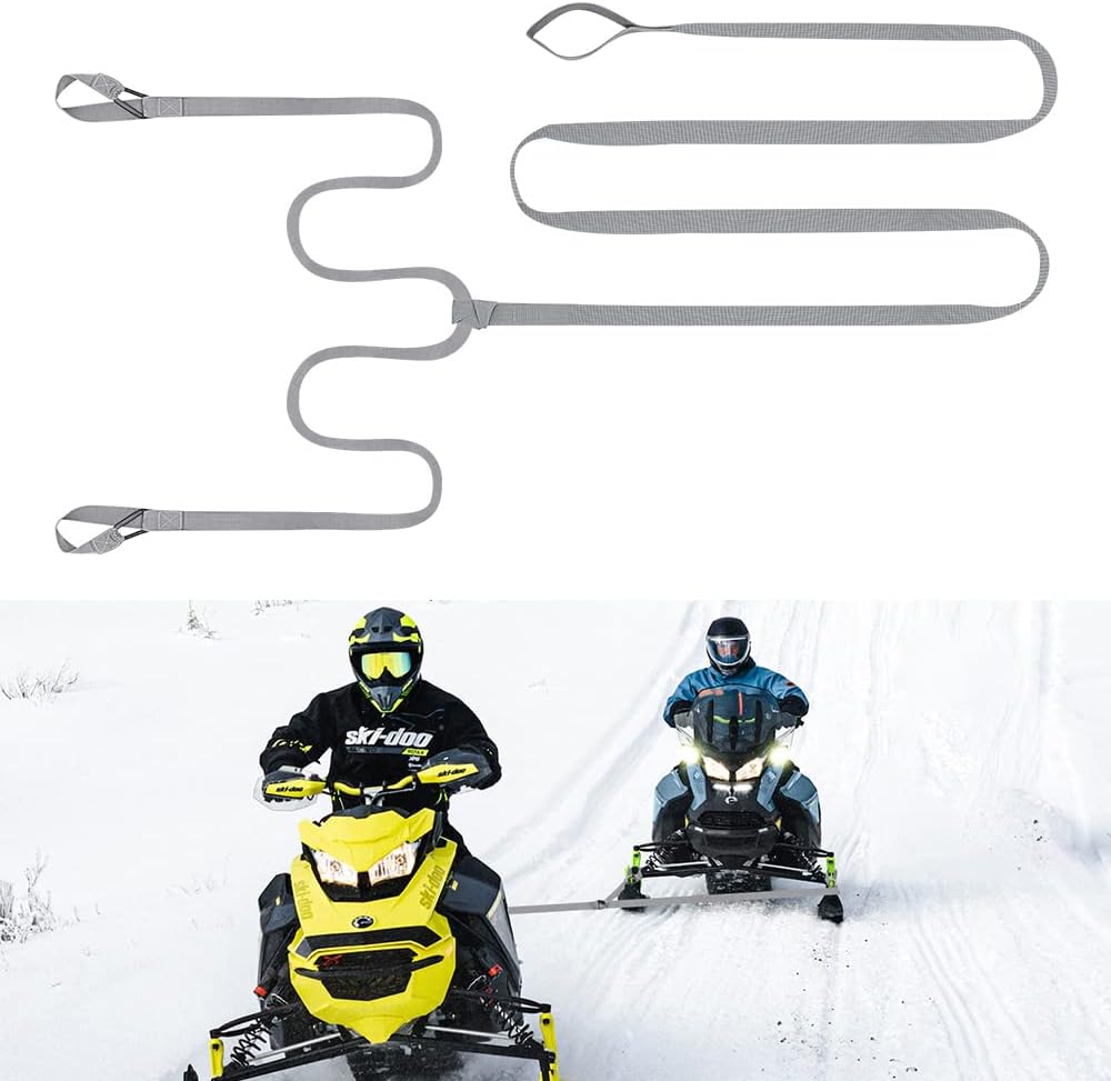 Snowmobile Tow Strap Heavy Duty with Hook,Tow Rope,Recovery Tow Straps