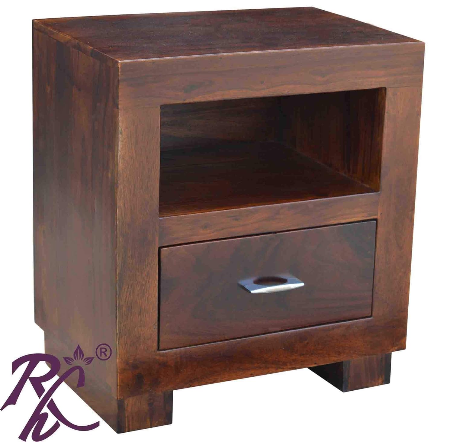 RAJ HANDICRAFT Solid Wood Bedside Table Solid Wood Bed Side Table